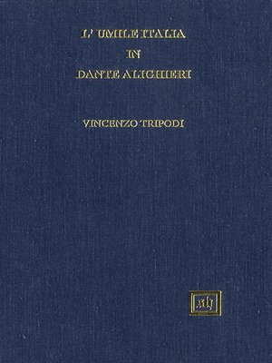 cover image of L'umile Italia in Dante Alighieri
